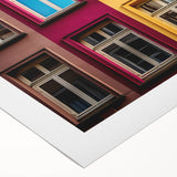 Art deco poster featuring geometric patterns and cool grays on rolled canvas, suitable for dining room or bathroom wall art.