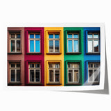 Extra large rolled print featuring a detailed floral design in soft pastel shades.