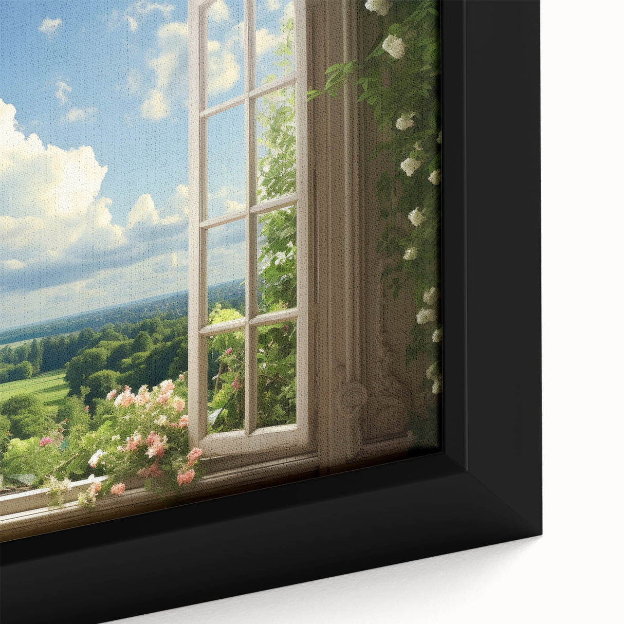 Extra large black wall art featuring a textured, colorful abstract design on a framed canvas, ideal for living room decor.
