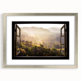 Abstract art print featuring geometric patterns in gray and silver, framed with a silver mat.