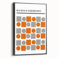 Bohemian Wall Art | Eclectic Bauhaus Geometric Boho Decor Canvas Print