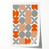 Bohemian Wall Art | Geometric Eclectic Boho Chic Canvas Print Design