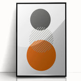 Bohemian Wall Art | Minimalist Boho Chic Geometric Abstract Canvas Print
