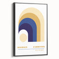 Bohemian Wall Art | Bauhaus Exhibition 1923 Retro Boho Canvas Print