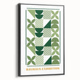 Bohemian Wall Art | Geometric Bauhaus Exhibition Print | Boho Decor Canvas