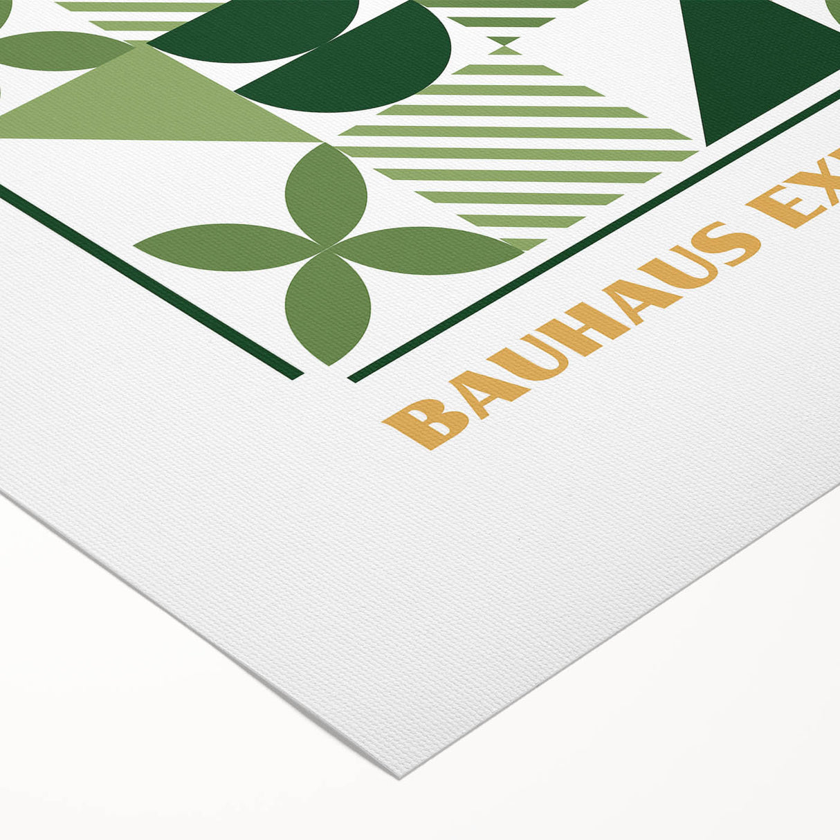 Bohemian Wall Art | Geometric Bauhaus Exhibition Print | Boho Decor Canvas