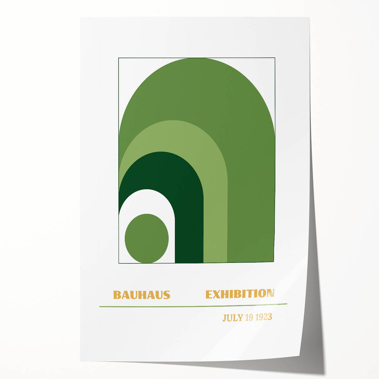 Bohemian Wall Art | Bauhaus July 1923 Exhibition Print | Boho Decor Canvas