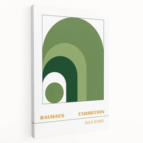 Bohemian Wall Art | Bauhaus July 1923 Exhibition Print | Boho Decor Canvas