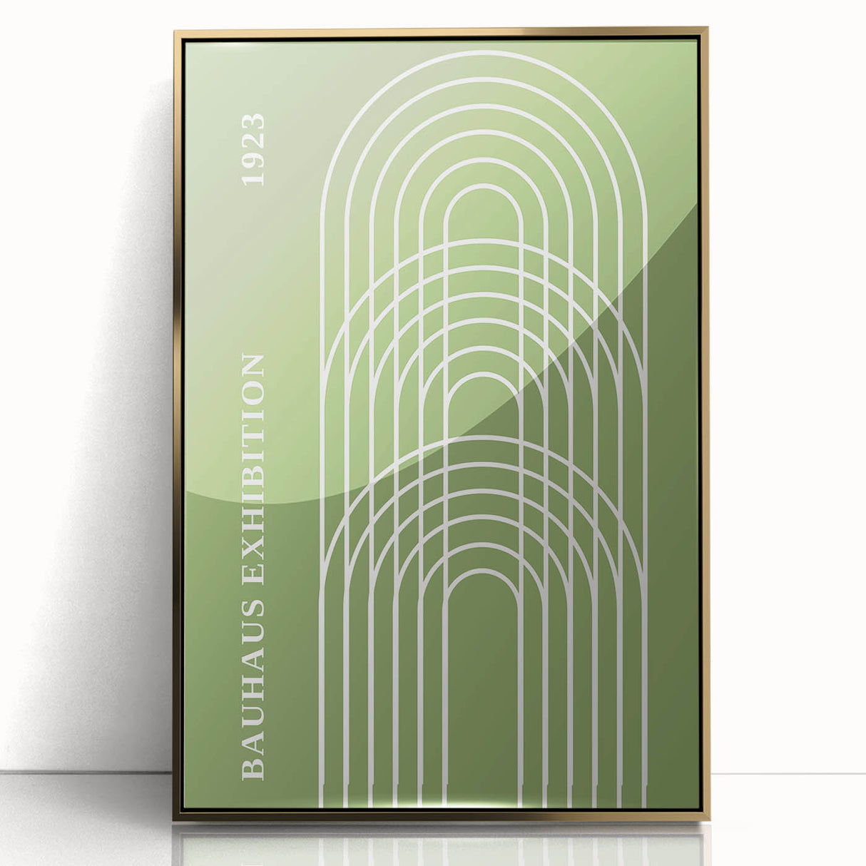 Bohemian Wall Art | Bauhaus Exhibition 1923 Arches Print | Boho Decor Canvas