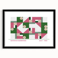 Bohemian Wall Art | Vibrant Bauhaus Geometric Boho Canvas | Eclectic Art Print