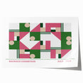 Bohemian Wall Art | Vibrant Bauhaus Geometric Boho Canvas | Eclectic Art Print