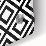 Bohemian Wall Art | Bold Bauhaus Diamond Geometric Canvas | Eclectic Print