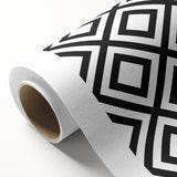 Bohemian Wall Art | Bold Bauhaus Diamond Geometric Canvas | Eclectic Print