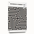 Bohemian Wall Art | Bauhaus Maze Geometric Boho Canvas | Eclectic Print