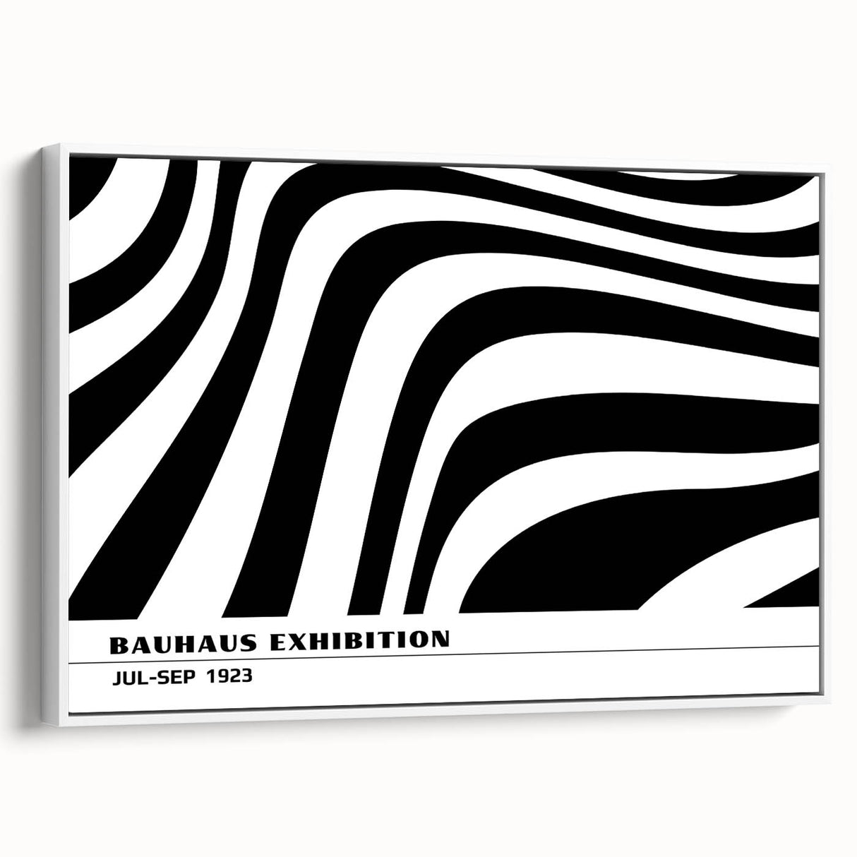 Bohemian Wall Art | Black & White Eclectic Boho Decor Canvas Print