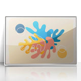 Bohemian Wall Art | Vibrant Abstract Boho Decor Canvas | Eclectic Art Print