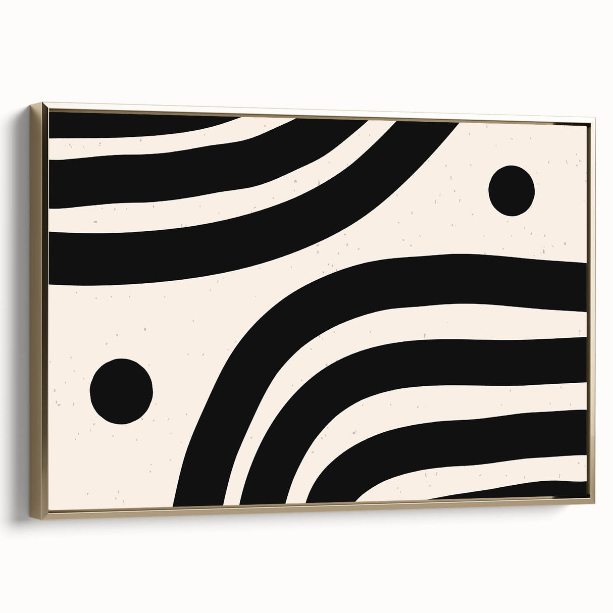 Bohemian Wall Art | Minimalist Black and White Boho Canvas | Eclectic Art Print