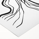 Bohemian Wall Art - Eclectic Boho Decor Canvas in Artistic Flowing Style