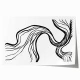 Bohemian Wall Art - Eclectic Boho Decor Canvas in Artistic Flowing Style