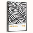 Bohemian Wall Art | Bauhaus 1919 Black and White Optical Boho Print