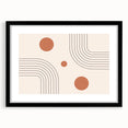 Bohemian Wall Art - Modern Geometric Boho Decor with Earthy Tones