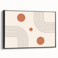 Bohemian Wall Art - Modern Geometric Boho Decor with Earthy Tones