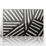 Boho Wall Decor - Modern Black and White Abstract Bohemian Canvas