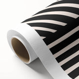 Boho Wall Decor - Modern Black and White Abstract Bohemian Canvas