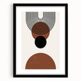 Bohemian Wall Art | Minimalist Geometric Circles Print | Boho Decor