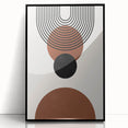 Bohemian Wall Art | Minimalist Geometric Circles Print | Boho Decor