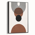 Bohemian Wall Art | Minimalist Geometric Circles Print | Boho Decor