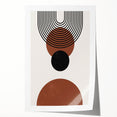 Bohemian Wall Art | Minimalist Geometric Circles Print | Boho Decor