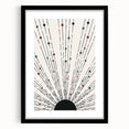 Bohemian Wall Art | Minimalist Abstract Sunburst Design | Boho Decor