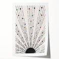 Bohemian Wall Art | Minimalist Abstract Sunburst Design | Boho Decor