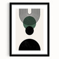 Bohemian Wall Art | Minimalist Geometric Circles Design | Boho Decor