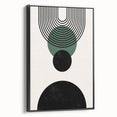 Bohemian Wall Art | Minimalist Geometric Circles Design | Boho Decor