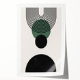 Bohemian Wall Art | Minimalist Geometric Circles Design | Boho Decor