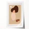 Bohemian Wall Art | Abstract Organic Shapes in Warm Earth Tones | Boho Decor
