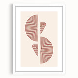 Geometric Boho Wall Art | Minimalist Circles & Triangles | Earthy Decor