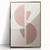 Geometric Boho Wall Art | Minimalist Circles & Triangles | Earthy Decor