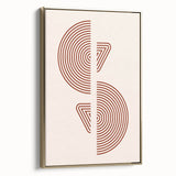 Geometric Boho Wall Art | Minimalist Circles & Triangles | Earthy Decor