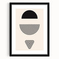 Bohemian Wall Art | Minimalist Boho Decor Canvas | Eclectic Black & White Art