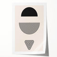 Bohemian Wall Art | Minimalist Boho Decor Canvas | Eclectic Black & White Art