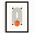 Modern Bohemian Wall Art | Geometric Boho Decor Canvas | Eclectic Art Print
