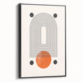 Modern Bohemian Wall Art | Geometric Boho Decor Canvas | Eclectic Art Print
