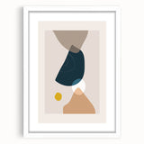Modern Boho Abstract Wall Art | Geometric Bohemian Decor | Eclectic Print