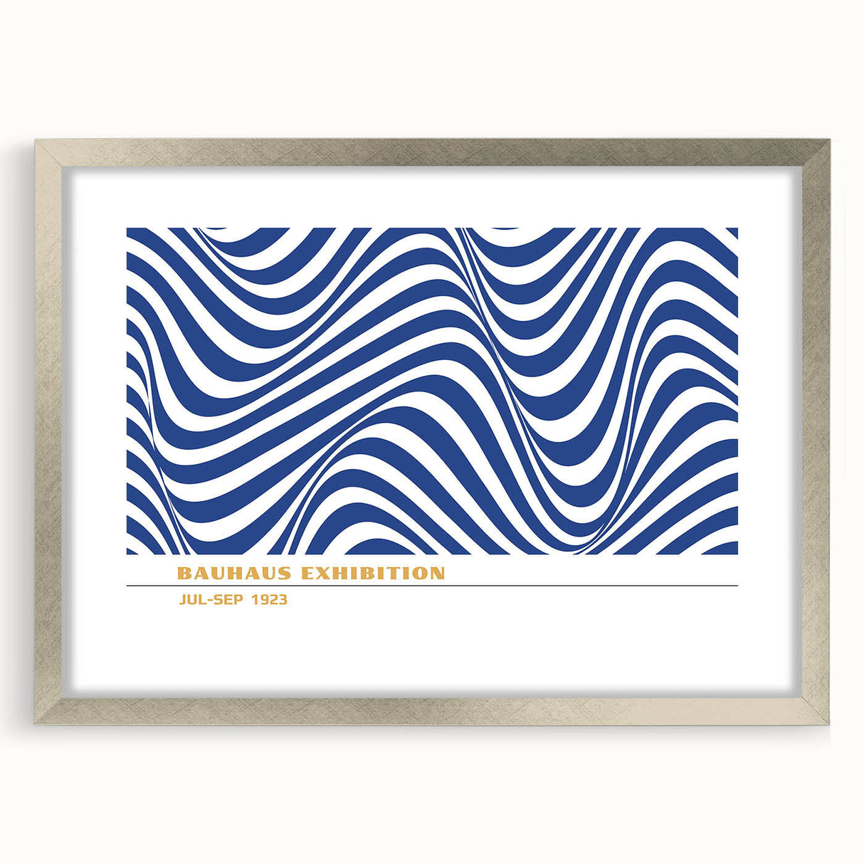 Bohemian Wall Art | Blue & White Eclectic Boho Decor Canvas Print