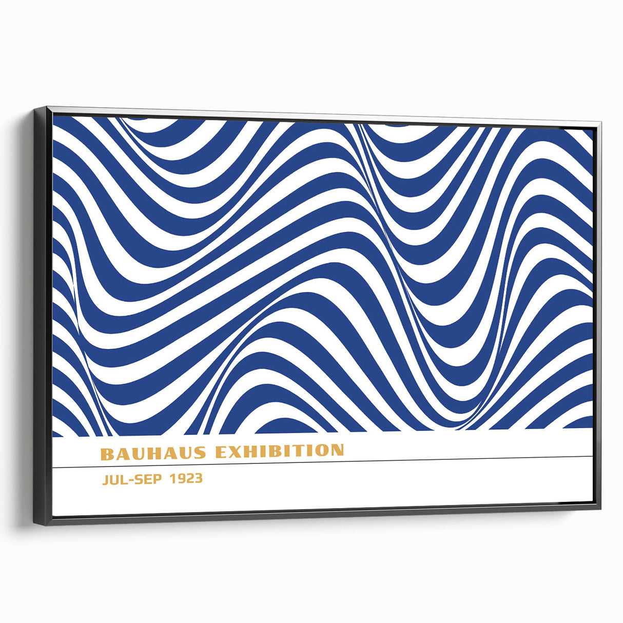 Bohemian Wall Art | Blue & White Eclectic Boho Decor Canvas Print
