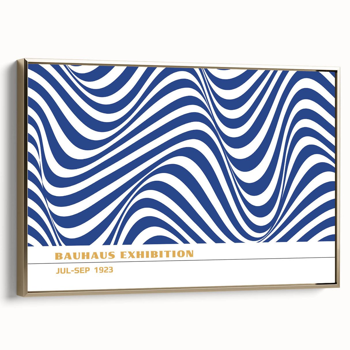 Bohemian Wall Art | Blue & White Eclectic Boho Decor Canvas Print
