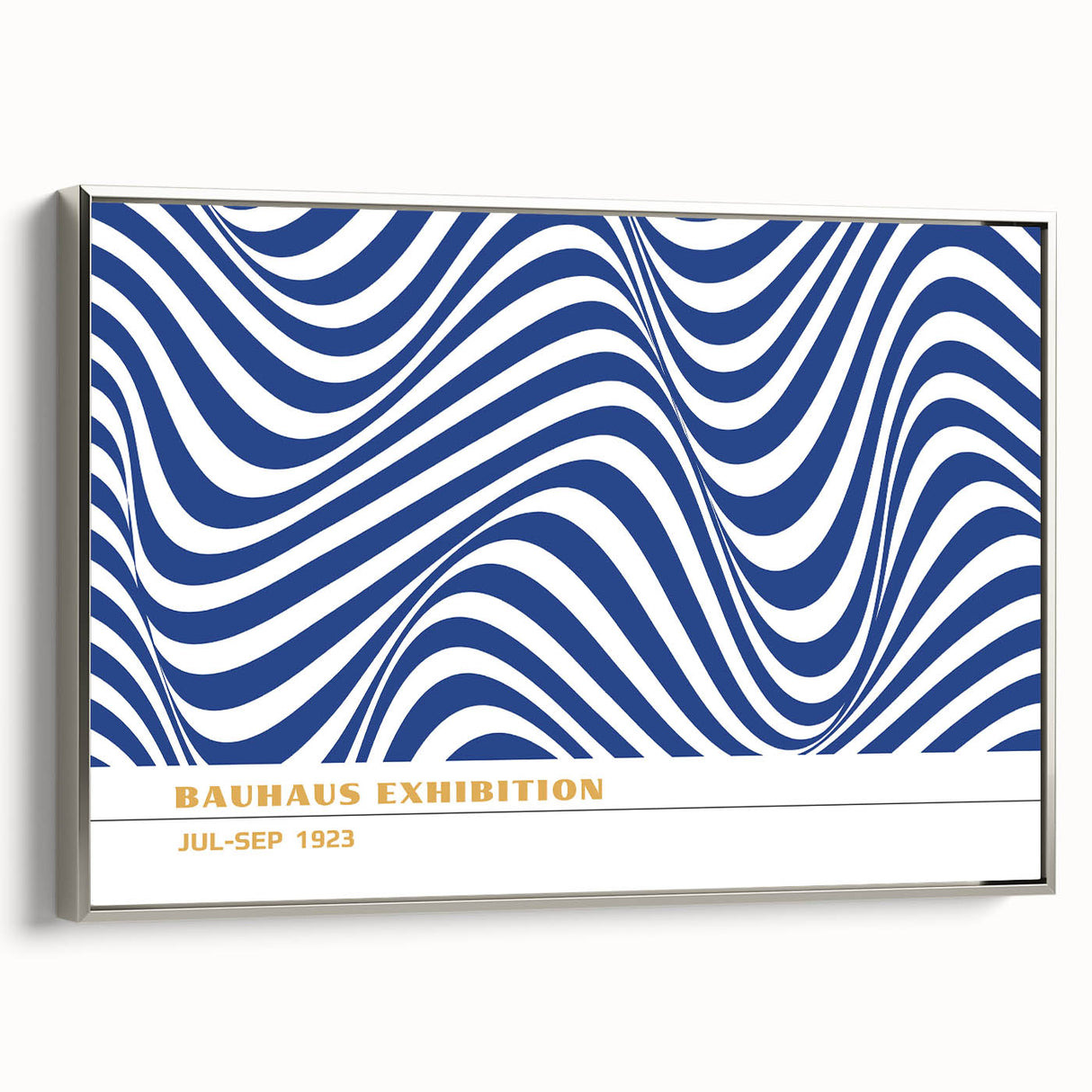 Bohemian Wall Art | Blue & White Eclectic Boho Decor Canvas Print